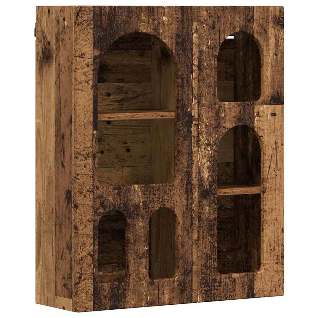 Armadio pensile con lo scaffale Legno vecchio 59 x 20 x 71.5 cm CFW4468225