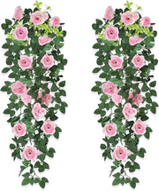 Decorazione di Fiori di Rosa Sospesi 90 cm - Decorazione di Muro - Matrimonio - Fiori di Rosa Sospesi - Decorazione di Muro - Facile da Pulire