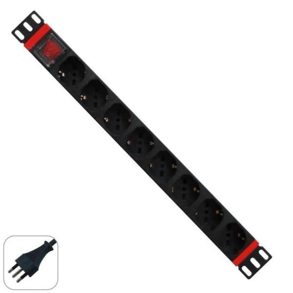 Multipresa 1u 8 prese universali - WPN-PDU-I01-08