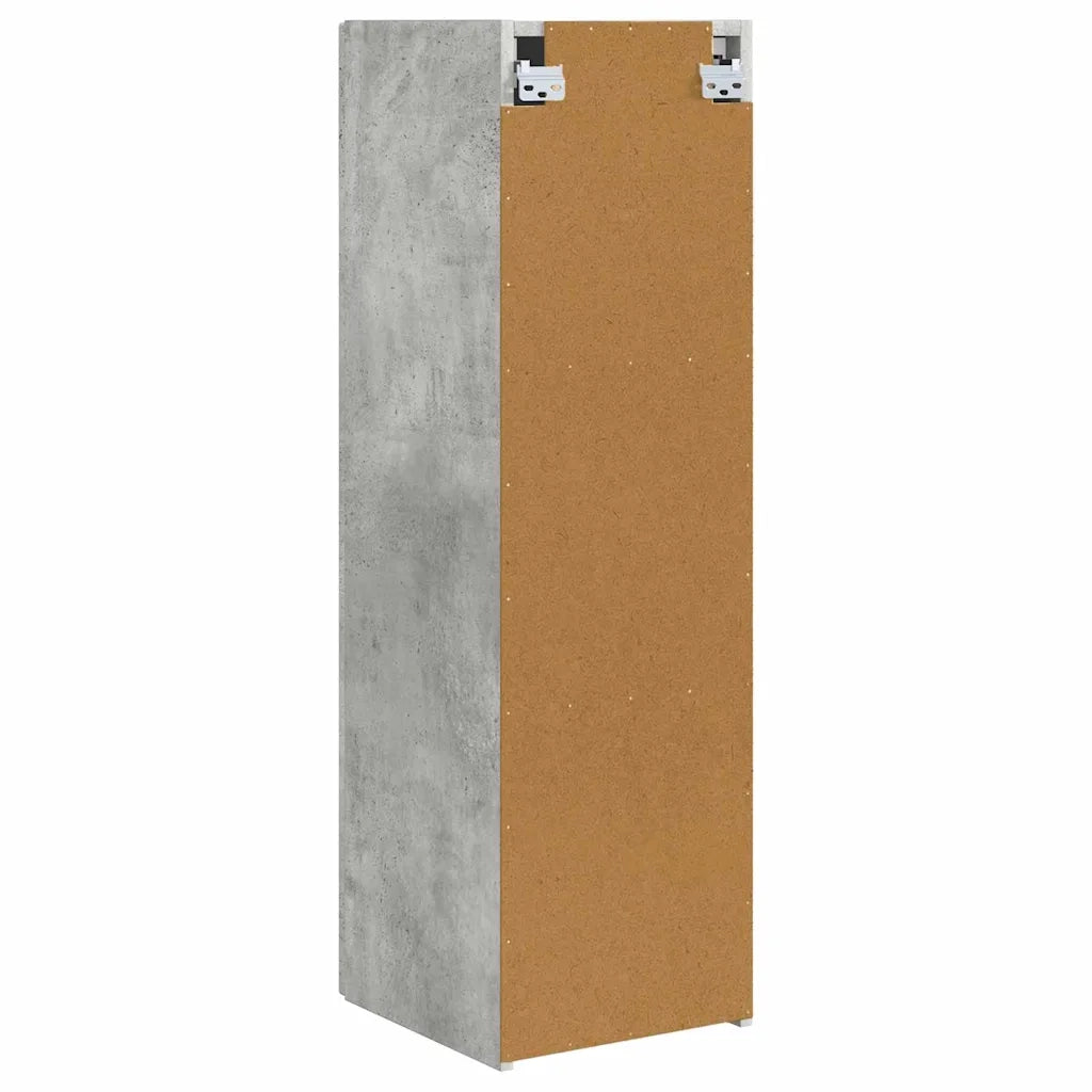 Mobile TV da parete-Mobile TV a Muro-Credenza TV Calcestruzzo 30 x 31 x 100 cm