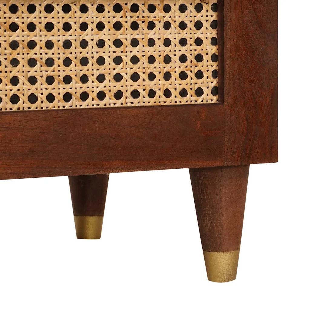Mobile TV-Credenza per TV Marrone 70 x 33,5 x 46 cm Legno di mango massello 848426