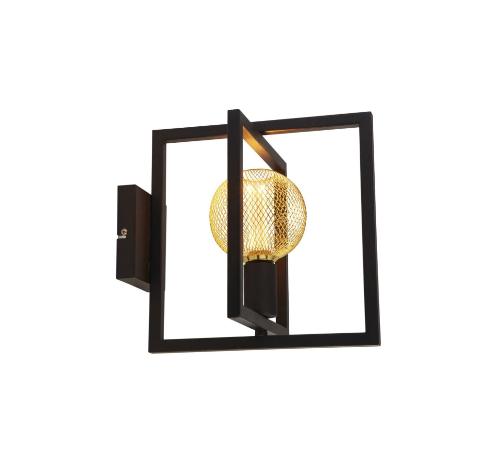Applique Plaza - Metallo Nero Opaco
