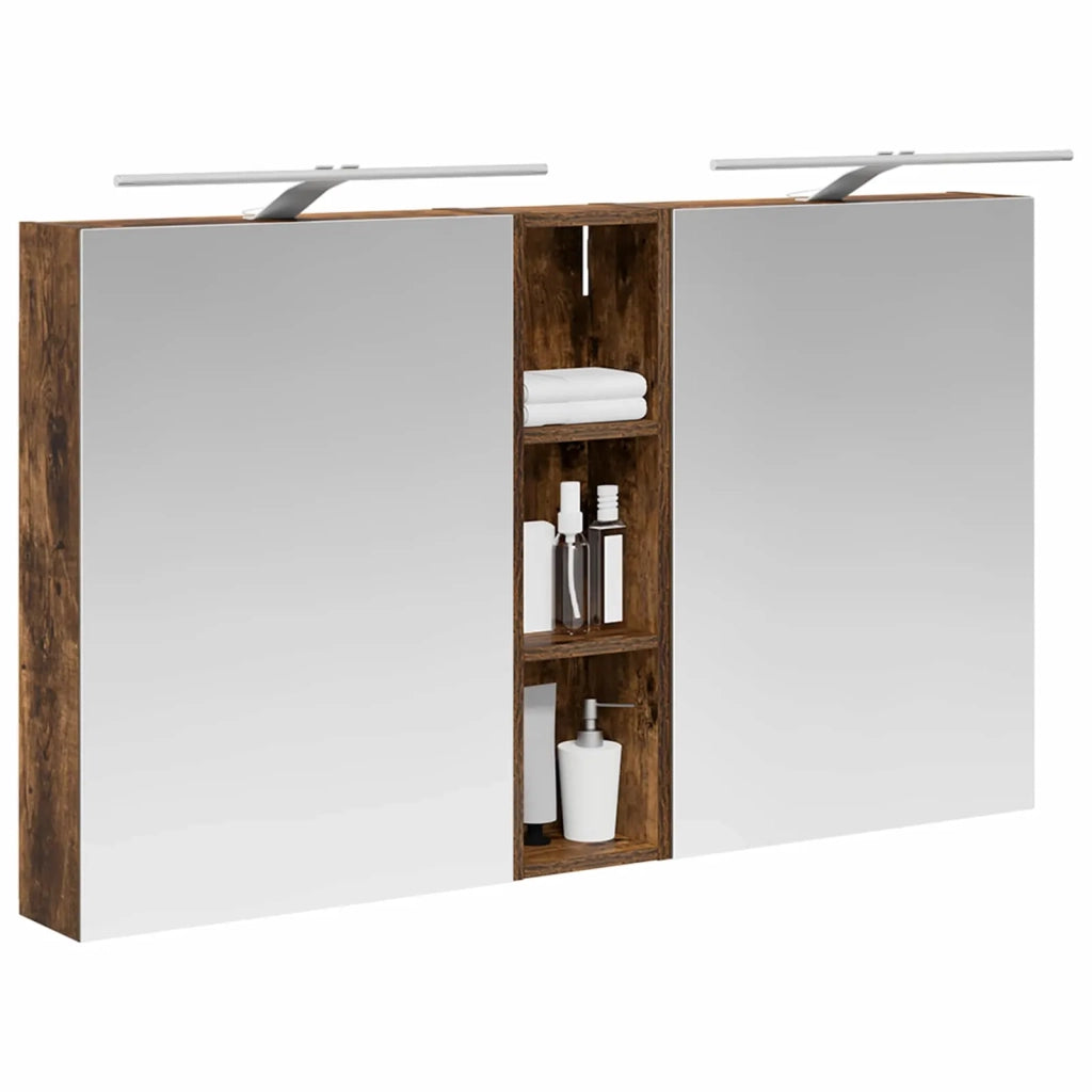Set di Armadi da Bagno con lo scaffale 3 pcs 120 x 14,5 x 70 cm 3403756