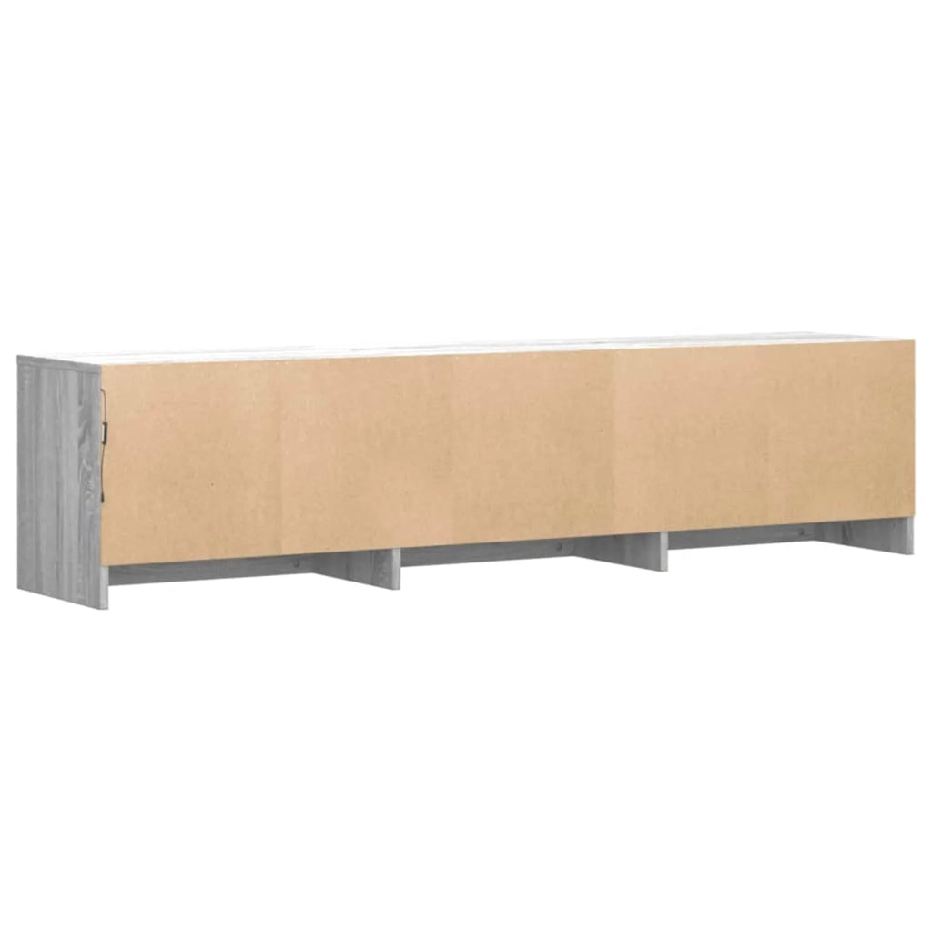 Mobile TV Grigio Sonoma 165 x 34 x 40 cm Legno multistrato