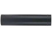 TUBO PORCELLANATO PER STUFE A LEGNA NERO OPACO ALA SMALTO CLASSIC  ø mm.100x500h.    ALA