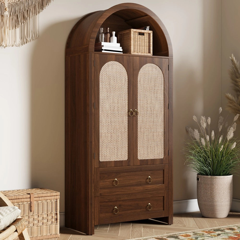 Credenza Vintage con Cassetti in Intreccio ¨C MINIMAL ¨C Soggiorno e Camera