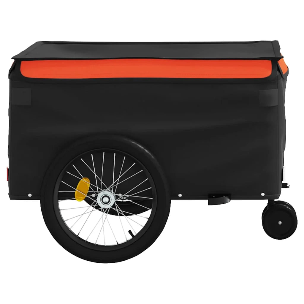 Rimorchio per trasporto biciclette capacità 45 kg ferro arancione 02_0044159