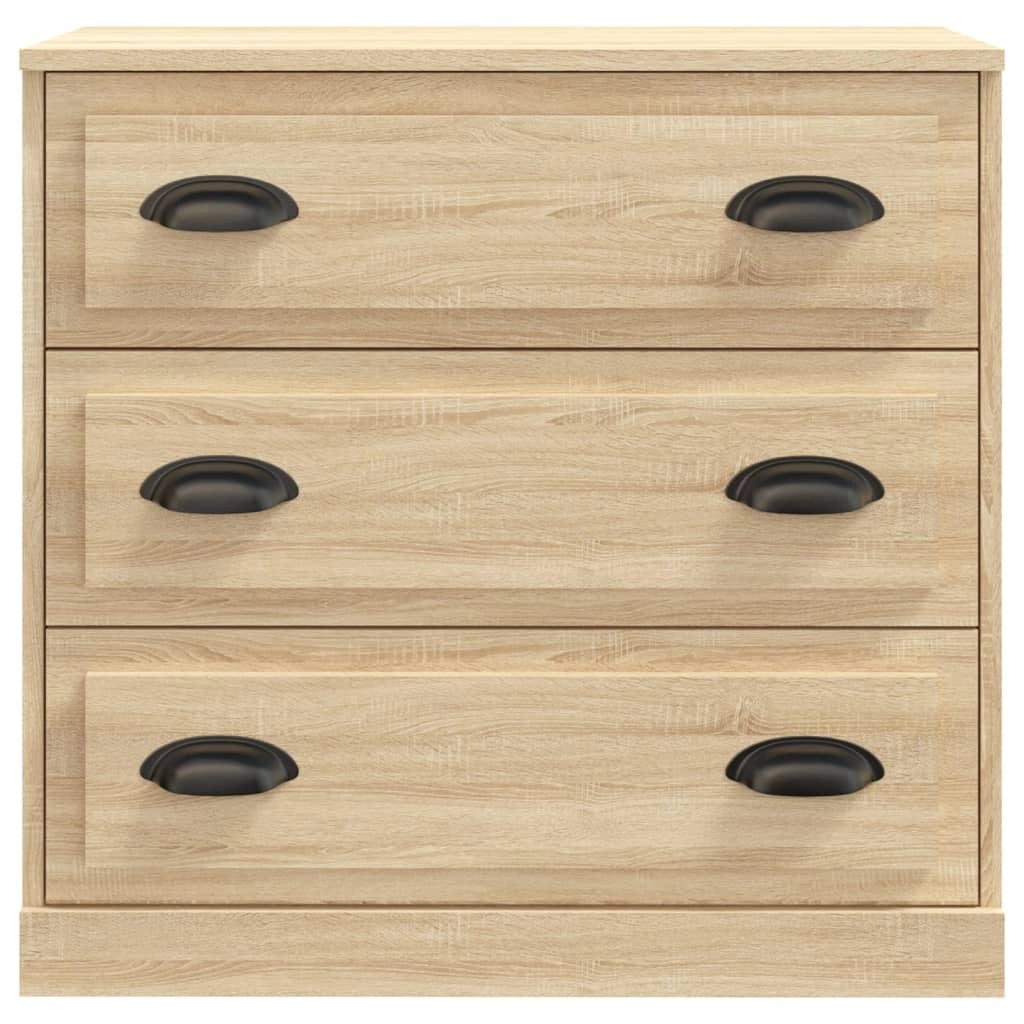 Buffet credenza cassettiera mobiletto mobile contenitore organizer cucina soggiorno rovere Sonoma 70 x 35,5 x 67,5 cm legno ingegnerizzato marrone 02_0031700