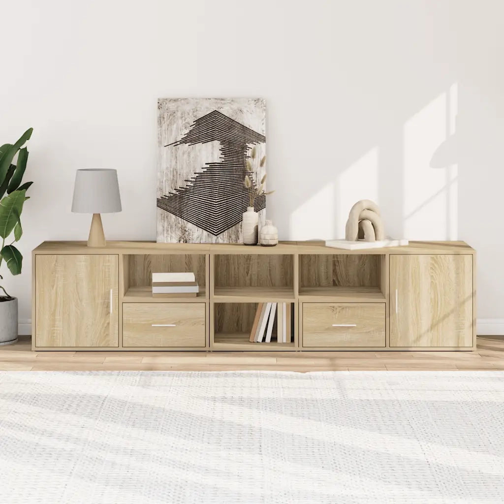 Mobile Angolare Rovere Sonoma 200x40x45 cm in Truciolato CFW9700688