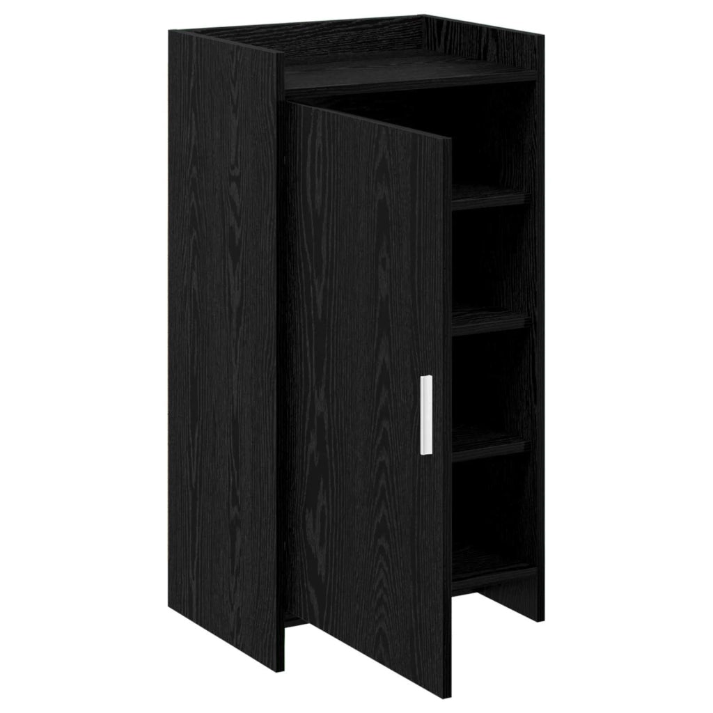 Mobile per scarpe con archiviazione Rovere Nero 48 x 36 x 92 cm 8011332