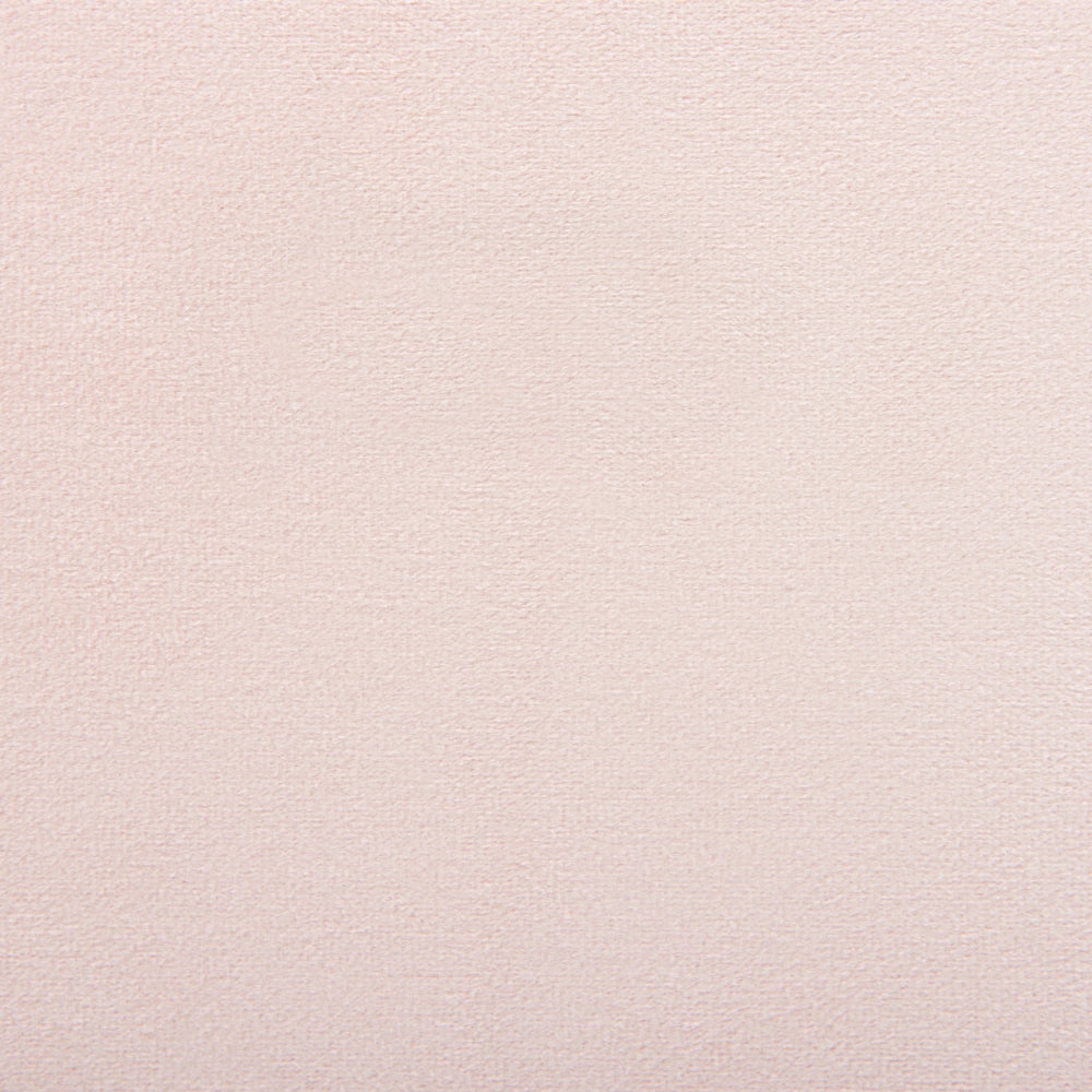 Letto matrimoniale velluto rosa 140 x 200 cm testata alta a conchiglia stile retrò