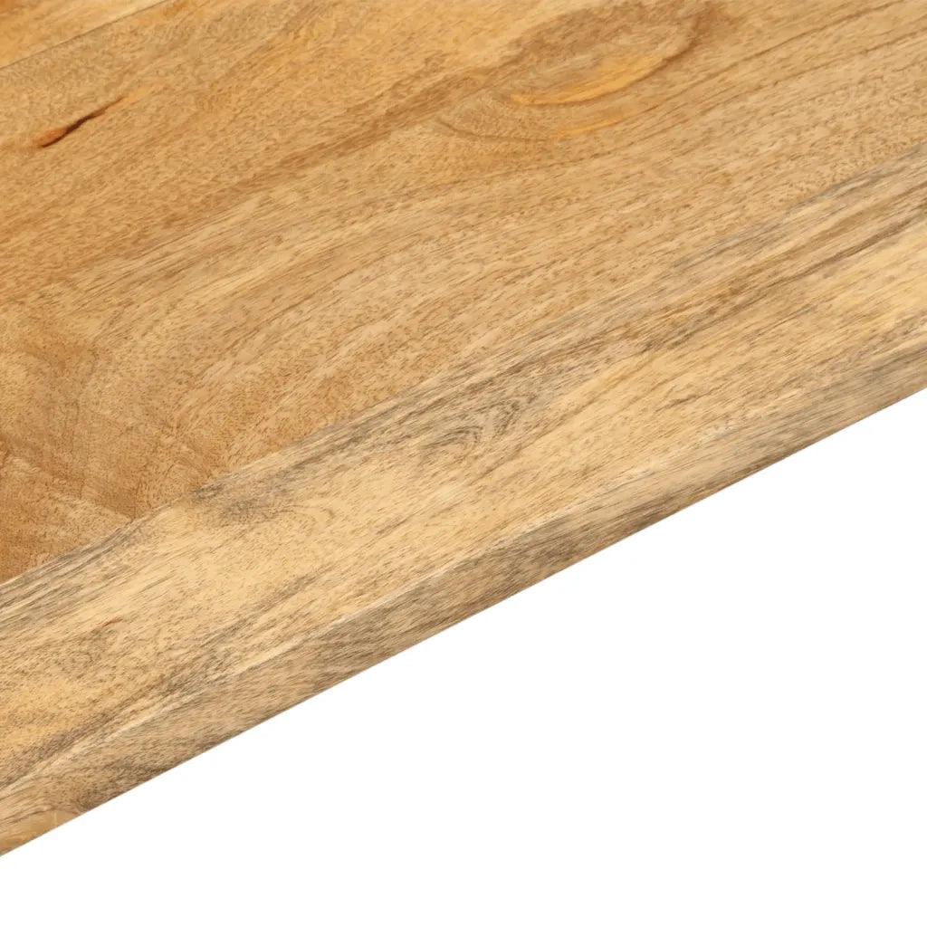 Piano per Tavolo 160x40x2,5cm Rettangolare Legno Massello Mango 371454