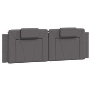 Cuscino Testiera Viana Grigio 160 cm in Similpelle CFW2123769