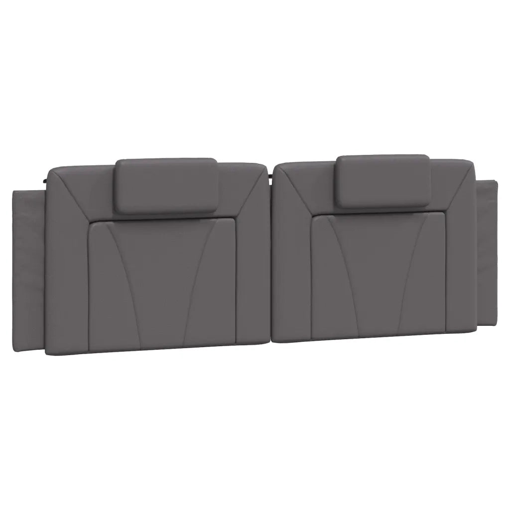 Cuscino Testiera Viana Grigio 160 cm in Similpelle CFW2123769