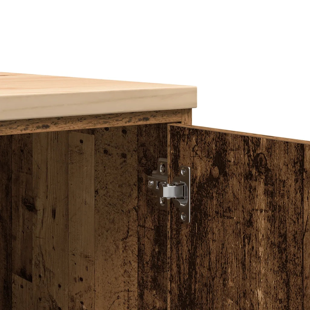 Armadietto da Garage in Legno Vecchio 60x51x85 cm CFW6841577