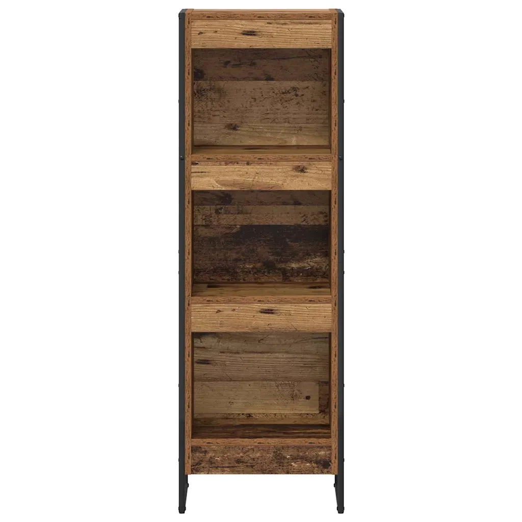Armadio per Libri Legno vecchio 40 x 30 x 121 cm