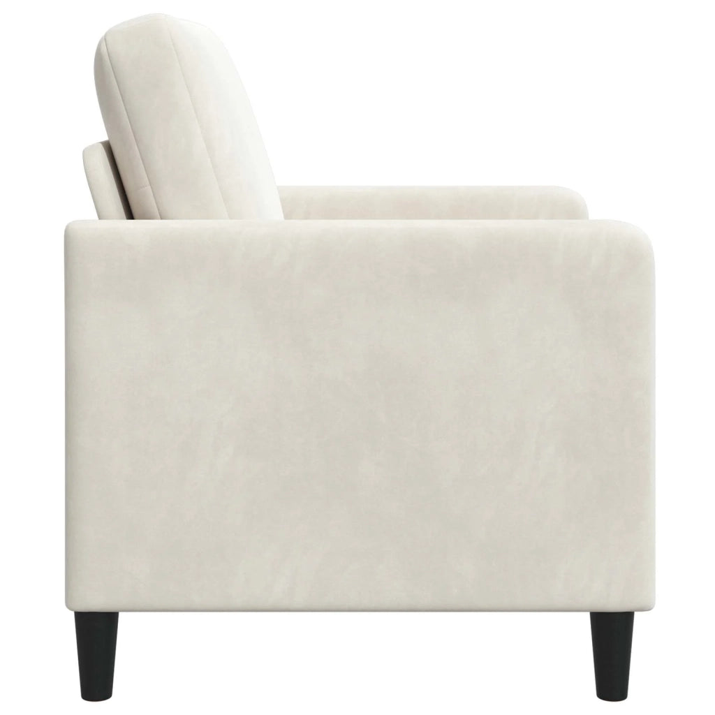 Divano con Storage Crema 72 x 78 x 87 cm Poliestere 42036885