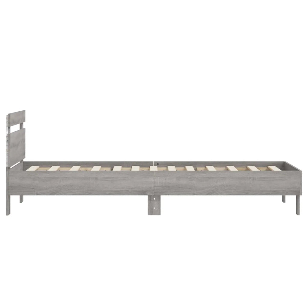 Struttura del letto Sonoma grigio Legno ingegnerizzato 8008995