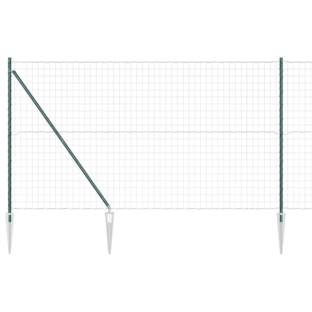 Recinzione con Posto Verde 1,5 x 10 m Acciaio 3350617