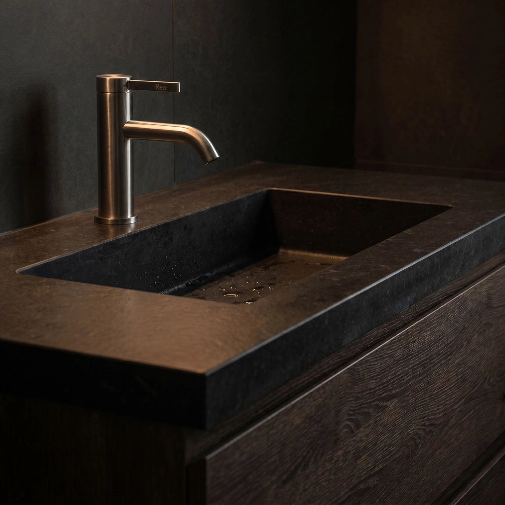 Rubinetto Da Bagno Rea Rivo Brush Nickel