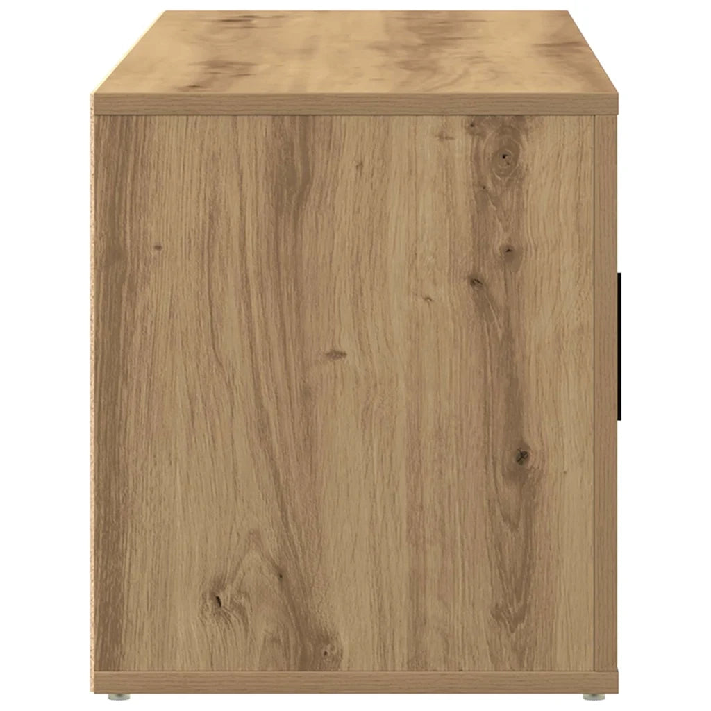 Mobile TV-Credenza per TV-Console TV rovere artigianale 100 x 35 x 40 cm Legno multistrato 753816