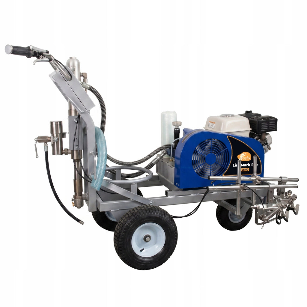 Traccialinee Stradale LineMark Pro LM10 Duo – 6.5HP 5000W | 20 MPa | 10 L/min | 2 Pistole + 2 Tubi 10m