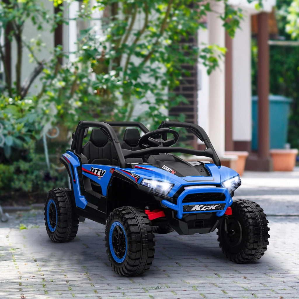 Macchina Elettrica per Bambini ¨C Zephmum ¨C Blu, Telecomando, 24V