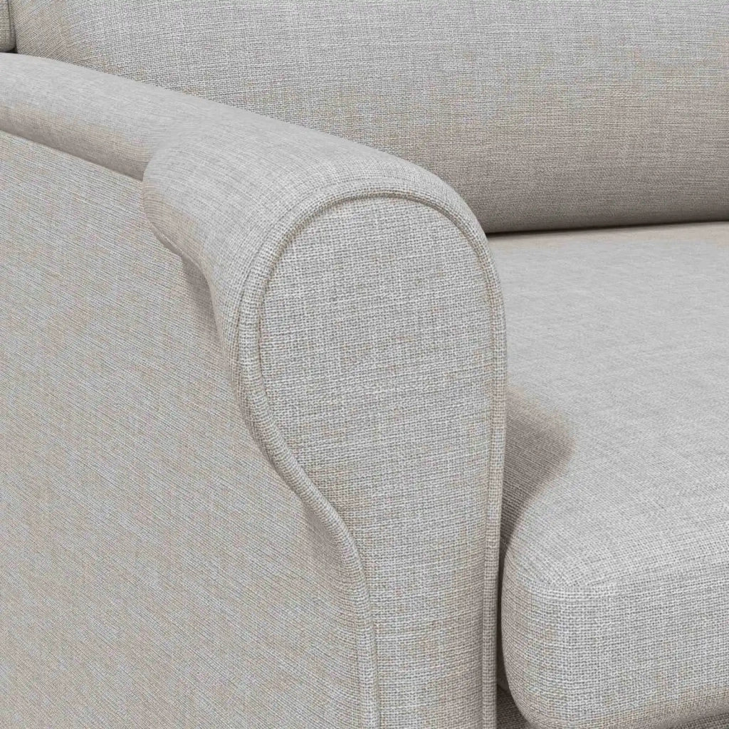 Poltrona-Divano Sedia-Poltroncina Grigio nuvola Tessuto 947228