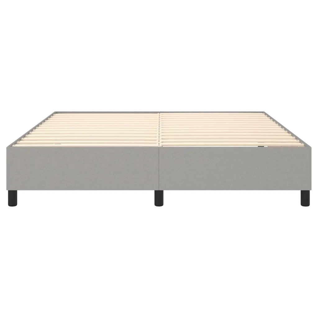 Struttura Letto a Rete a Molle Grigio Chiaro 180x200 cm Tessuto 3120878