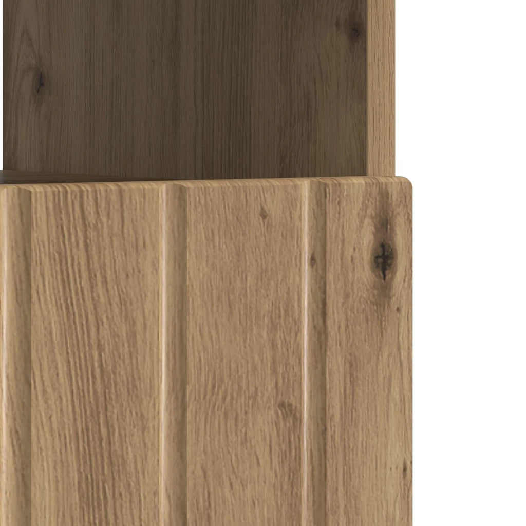 Mobile TV LED Rovere Artigianale Legno ingegnerizzato 896564