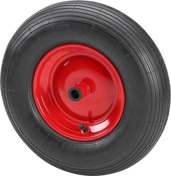 400 mm Cinghia in acciaio - cerchio in acciaio - 4.80/4.00-8 - 250 kg di carico - giunto di scorrimento - ruota completa - ruota di carrello - ruota di riserva - 810150