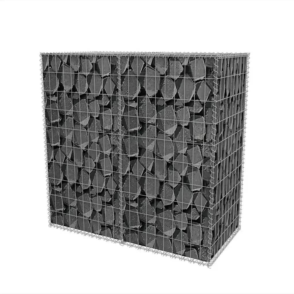 Gabbione in Rete in Acciaio Zincato 100x50x100 cm 142550