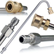 Lancia Alta Pressione 1/4" 34cm Tipo U – Qualità e Durata | Max 250 Bar, 60°C | Compatibile con Rosfix, Lavor