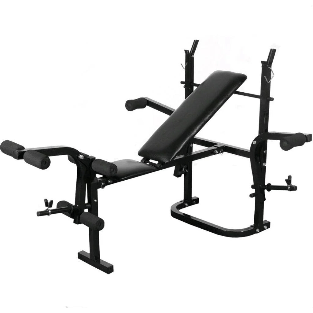 Panca completa multiposizione per allenamento con pesi per sport fitness e bodybuilding (0702052)