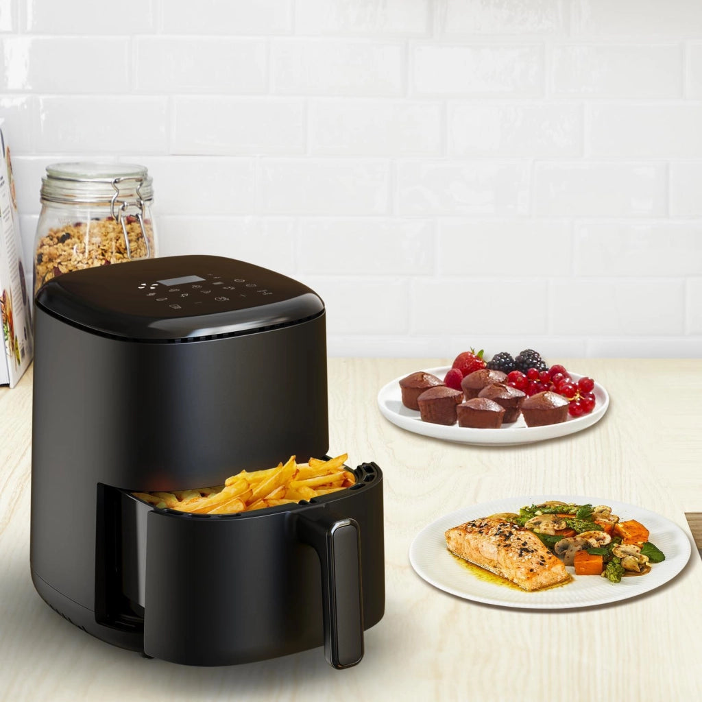 Tefal Easy Fry EY145810 friggitrice Singolo 3 L Indipendente 1300 W Friggitrice ad aria calda Nero