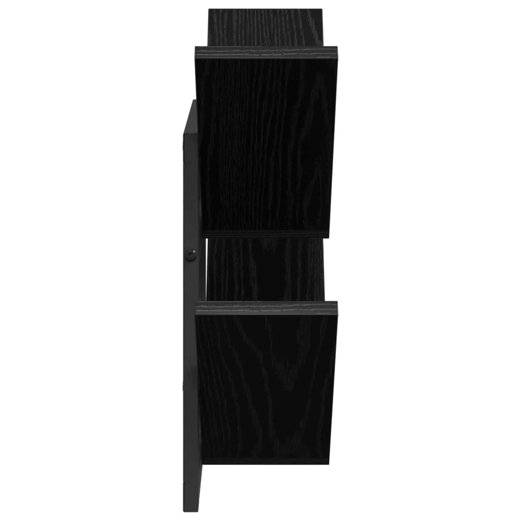 Mensola a muro flottante Rovere Nero 43 x 15 x 47 cm 8012334