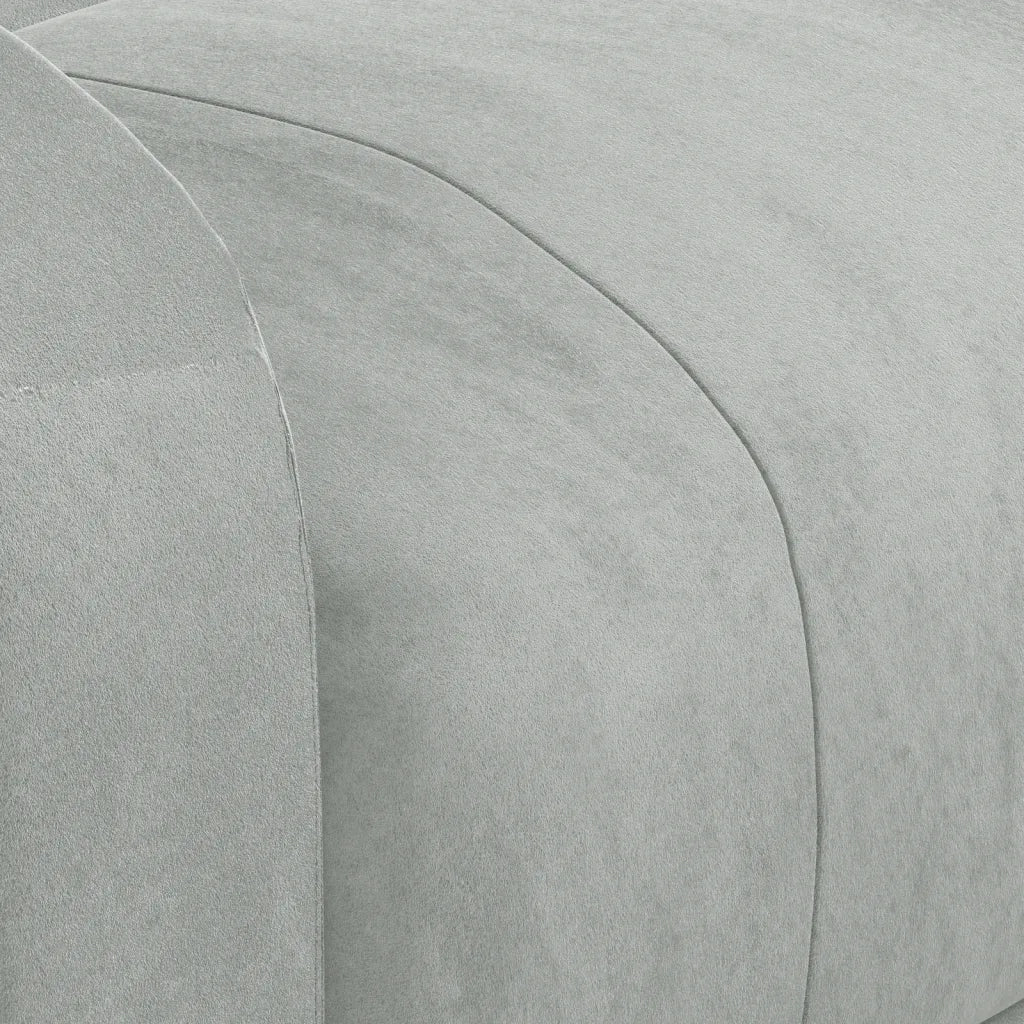 Poltrona Elettrica Massaggiante Grigio Chiaro in Velluto cod mxl 51055