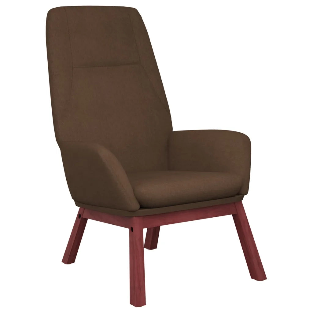 Poltrona Relax Marrone in Tessuto 341386