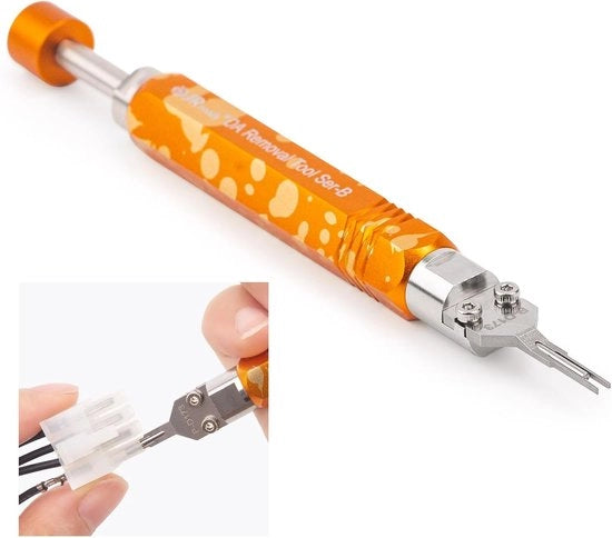 Strumento di estrazione a pin per Mini-Fit Jr Molex Micro Fit, per la riparazione di computer, Molex MX3.0, terminali maschili/femminili Mini-Fit Jr TM serie, strumento di rimozione di terminali.