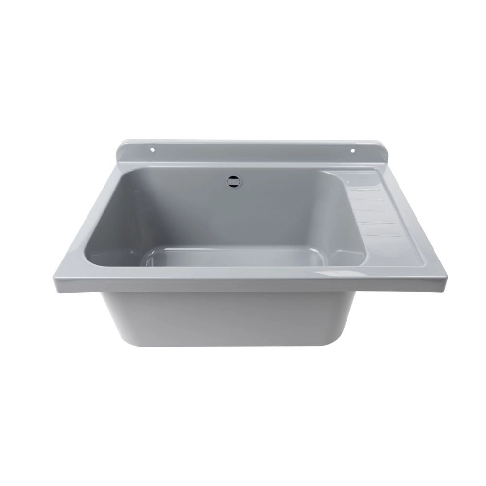 Lavatoio Pilozzo a muro 58x38 cm in polipropilene Grigio Mod. 2051FGSCAT