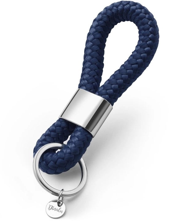 Sostegno chiave in argento, blu