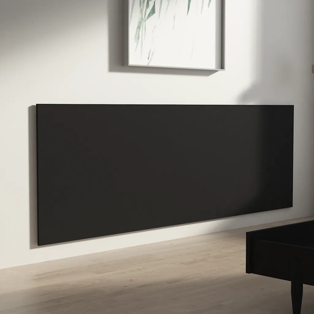 Testiera | Testata per Letto Nera 240x1,5x80 cm in Legno Ingegnerizzato