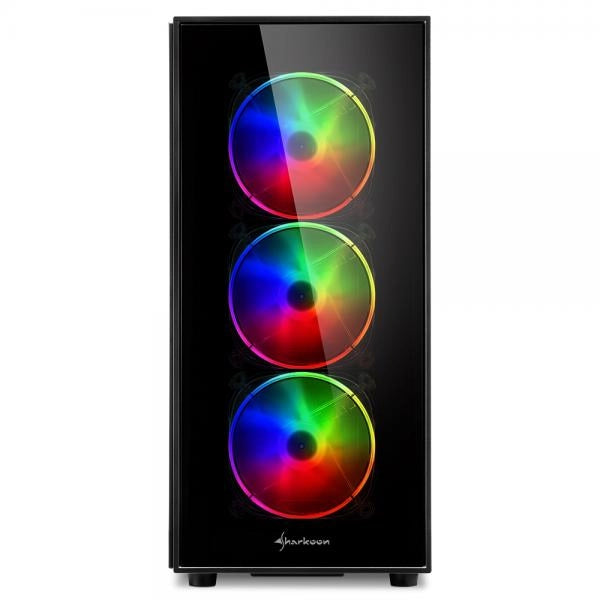 SHARKOON CASE TG5 PRO RGB, ATX, 2xUSB 3.0, 2xUSB 2.0, 7 SLOTS,