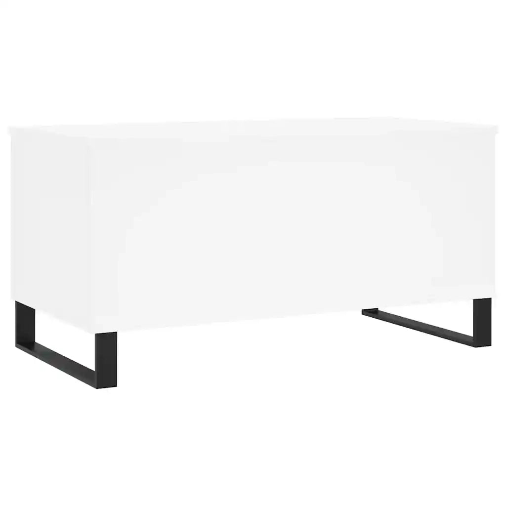 Tavolino da Salotto-Tavolino da soggiorno-Tavolo Bianco 90x44,5x45 cm in Legno Multistrato 635599