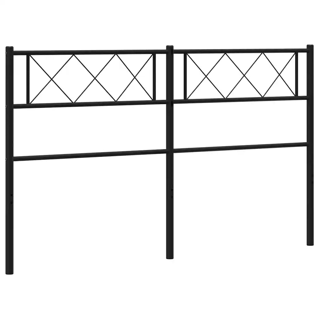 Testiera di Ricambio in Metallo Nero 135 cm 372309