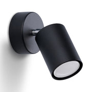 Applique Pure Lume Fjello orientabile nera/cromo GU10