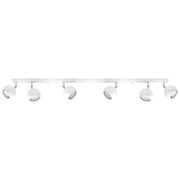 Plafoniera FOKUMO 6 faretti bianca Pure Lume GU10 120cm