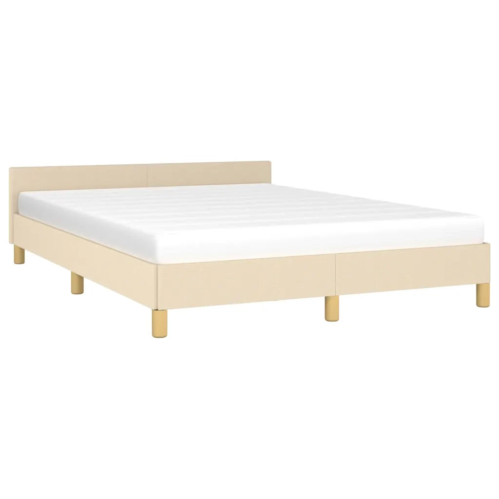 Giroletto senza Materasso Crema 140x190 cm in Tessuto 347412