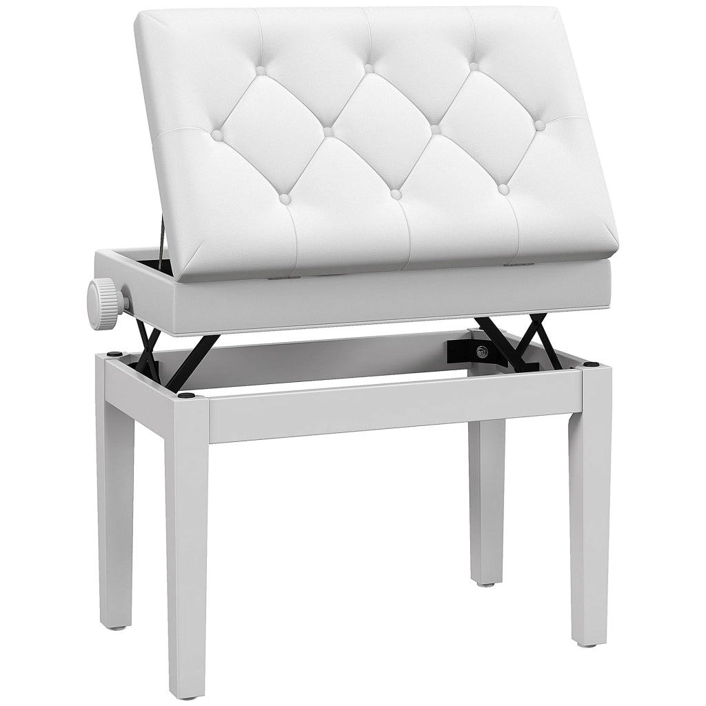 Tavolo regolabile in altezza ¨C zephmum ¨C bianco legno 120x60x48-58