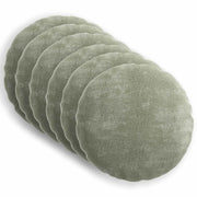 Federa 6 pcs HEERLEN Verde Ø 40 cm Tessuto Chenille 922316